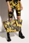 Versace Jeans Couture Zwarte Barocco Print Tote Tas met Afneembare Pouch Black Dames - Thumbnail 2