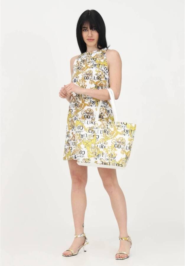 Versace Jeans Couture Short Dresses Wit Dames