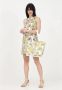 Versace Jeans Couture Multicolor Katoenen Jurk Multicolor Dames - Thumbnail 2