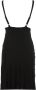 Versace Jeans Couture Logo Print Mini Jurk met Split Black Dames - Thumbnail 3