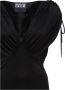 Versace Jeans Couture Prachtige Gerimpelde Mini Jurk voor Vrouwen Black Dames - Thumbnail 6