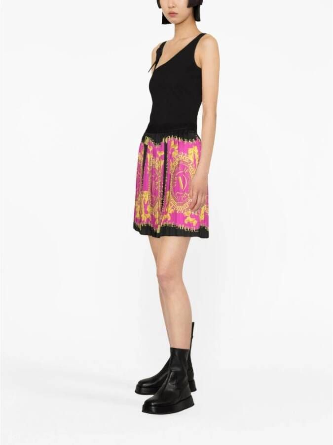 Versace Jeans Couture Short Skirts Roze Dames