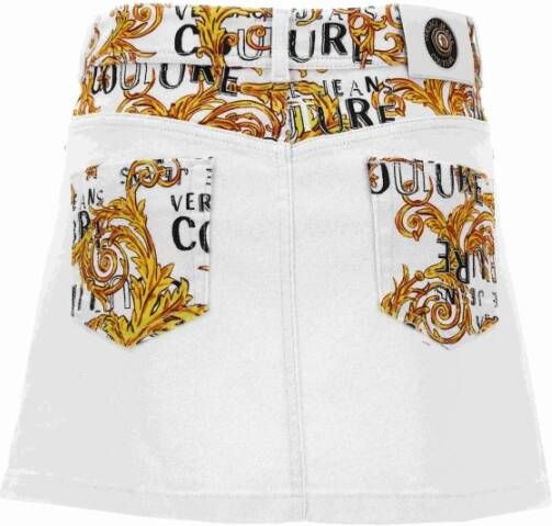 Versace Jeans Couture Short Skirts Wit Dames