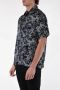 Versace Jeans Couture Barok Print Korte Mouw Shirt Grijs Gray Heren - Thumbnail 2