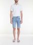 Versace Jeans Couture Blauwe Regular Style Shorts Blue Heren - Thumbnail 2