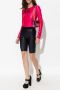 Versace Jeans Couture Stijlvolle zwarte lange shorts voor vrouwen Black Dames - Thumbnail 2