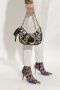 Versace Jeans Couture Zwarte Nylon Logo Space Couture Schoudertas Multicolor Dames - Thumbnail 6
