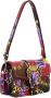 Versace Jeans Couture Medium Barocco Print Tassen in Bordeaux Multicolor Dames - Thumbnail 3
