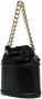 Versace Jeans Couture Zwarte tas met kettinghengsel en afneembare schouderband Black Dames - Thumbnail 4
