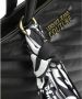 Versace Jeans Couture Zwarte Gewatteerde Schoudertas met Afneembare Barok Regalia Sjaal Black Dames - Thumbnail 2
