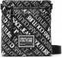 Versace Jeans Couture Zwarte Logo Lettering All Over Schoudertas Black Heren - Thumbnail 2