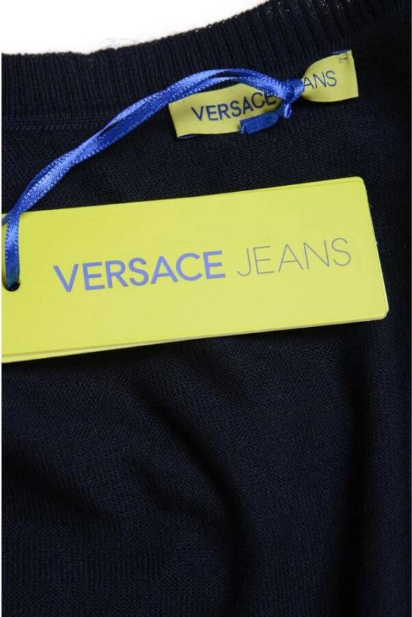 Versace Jeans Couture Stijlvol Heren Langarmshirt Black Heren