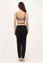 Versace Jeans Couture Stijlvolle cropped broek voor vrouwen Black Dames - Thumbnail 1