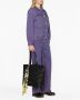 Versace Jeans Couture Zwarte Matelass Faux Leren Handtas met Sjaalprint Zwart Dames - Thumbnail 4