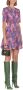 Versace Jeans Couture Tapestry Jurk Pink Dames - Thumbnail 2
