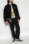 Versace Jeans Couture Zwarte Couture Broek met Edgy Pinaforemetal Detail Black Heren - Thumbnail 3