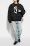 Versace Jeans Couture Katoenen sweatshirt met reliëflogo Black Heren - Thumbnail 3