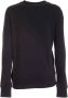 Versace Jeans Couture Logo Crewneck Sweatshirt Zwart Zilver Grafisch Black Dames - Thumbnail 2