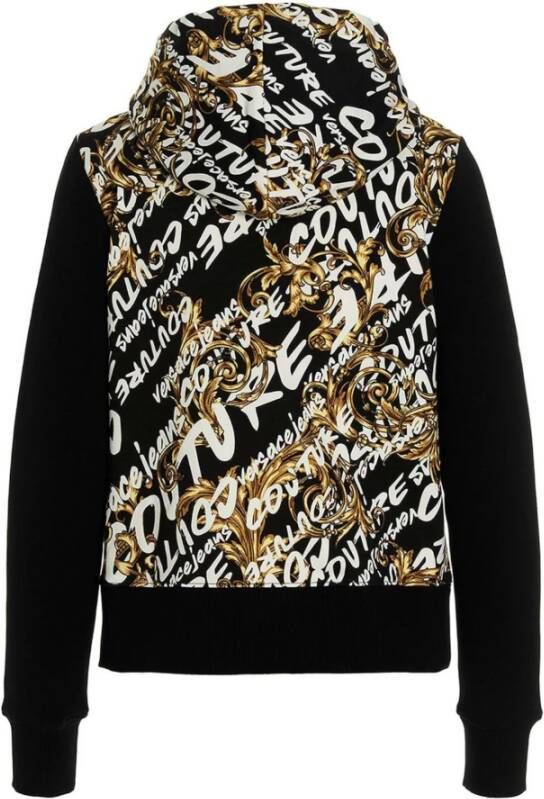 Versace Jeans Couture Sweater met rits & Hoodies Zwart Dames