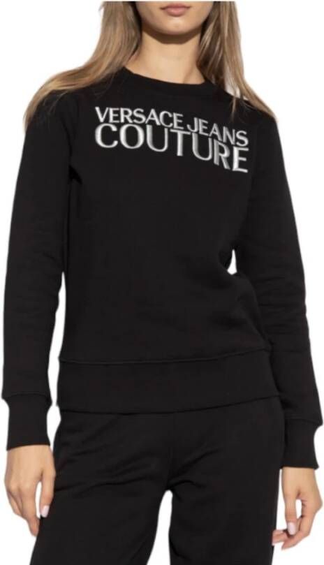 Versace Jeans Couture Sweatshirt Hoodies Zwart Dames