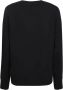 Versace Jeans Couture Zwart Sweatshirt met Reliëflogo Zwart Dames - Thumbnail 2