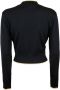 Versace Jeans Couture Zwarte wollen trui met Maxi Logo Black Dames - Thumbnail 8