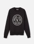 Versace Jeans Couture Felpa a girocollo con logo stampato uomo 73Gait22-Cf00T Nero Zwart Heren - Thumbnail 7