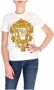 Versace Jeans Couture T-shirt girocollo con logo stampato fronte donna Versace 73Hahp02-Cj01P Bianco Oro Wit Dames - Thumbnail 5