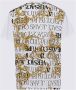 Versace Jeans Couture T-shirt girocollo con tasca e logo stampato uomo 73Gah6R0-Js099 Bianco Oro Wit Heren - Thumbnail 4