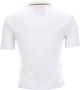 Versace Jeans Couture Witte Polo Shirt White Dames - Thumbnail 3
