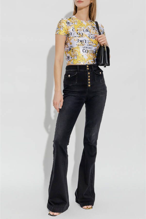 Versace Jeans Couture Patroon met een patroon Wit Dames