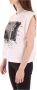 Versace Jeans Couture Katoenen dames T-shirt met gewatteerde bandjes White Dames - Thumbnail 2