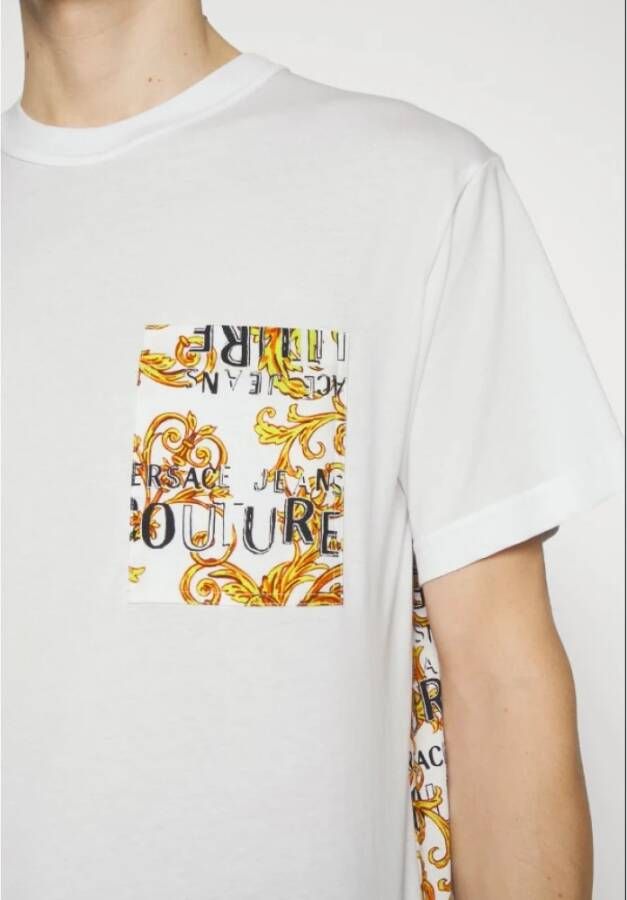 Versace Jeans Couture T-Shirts Wit Heren