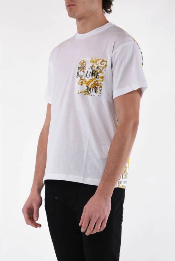 Versace Jeans Couture T-Shirts Wit Heren