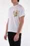 Versace Jeans Couture T-shirt girocollo con tasca e logo stampato uomo 73Gah6R0-Js099 Bianco Oro Wit Heren - Thumbnail 10