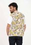 Versace Jeans Couture T-shirt girocollo con tasca e logo stampato uomo 73Gah6R0-Js099 Bianco Oro Wit Heren - Thumbnail 9