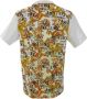 Versace Jeans Couture T-shirt girocollo con tasca e logo stampato uomo 73Gah6R0-Js099 Bianco Oro Wit Heren - Thumbnail 5