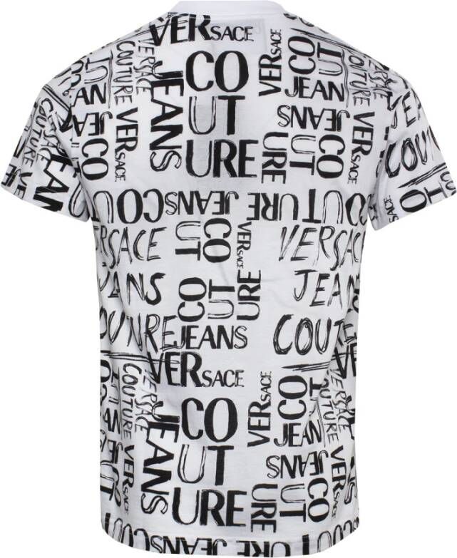 Versace Jeans Couture T-Shirts Wit Heren