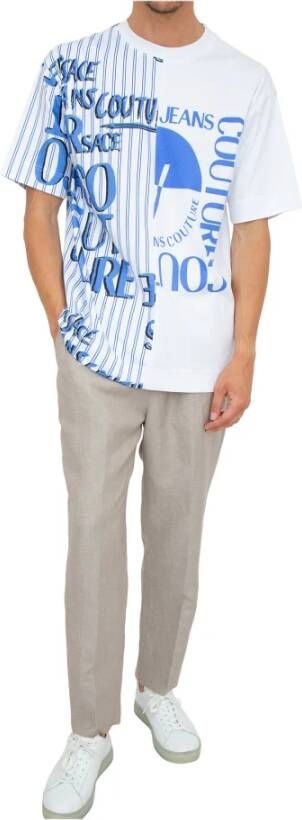 Versace Jeans Couture T-Shirts Wit Heren