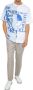 Versace Jeans Couture Wit en Blauw Grafisch Print T-shirt White Heren - Thumbnail 2