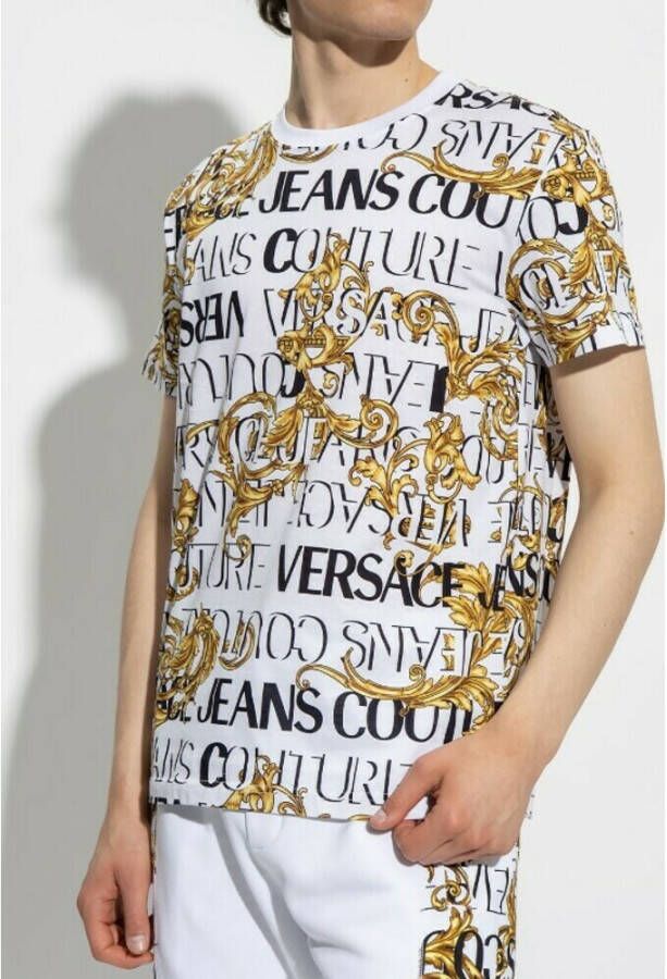 Versace Jeans Couture Versace Jeans T-shirts and Polos White Wit Heren