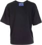 Versace Jeans Couture Multicolor Logo T-Shirt Black Dames - Thumbnail 2