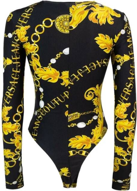 Versace Jeans Couture T-Shirts Zwart Dames