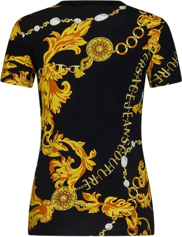 Versace Jeans Couture T-Shirts Zwart Dames