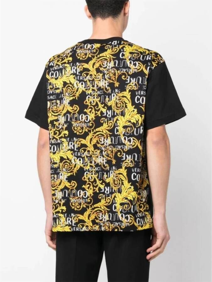 Versace Jeans Couture T-Shirts Zwart Heren