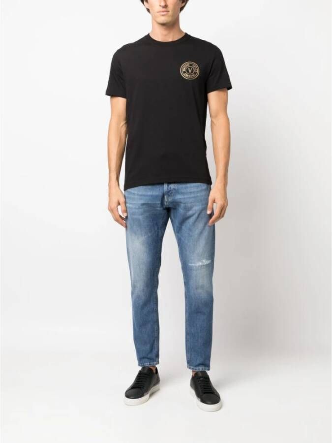 Versace Jeans Couture T-Shirts Zwart Heren