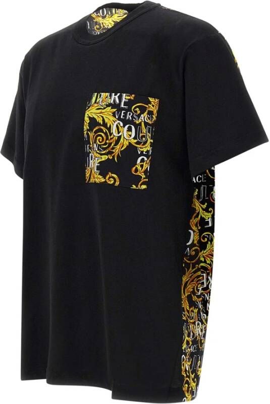 Versace Jeans Couture T-Shirts Zwart Heren