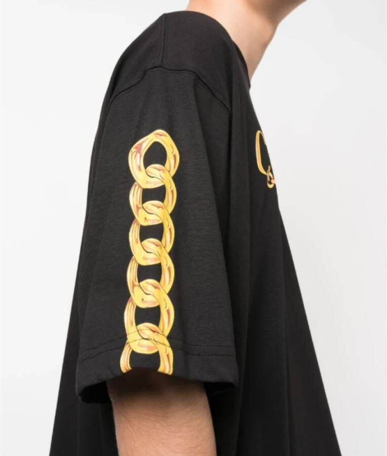 Versace Jeans Couture T-Shirts Zwart Heren