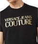 Versace Jeans Couture Zwarte T-shirts en Polos Black Heren - Thumbnail 2