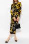 Versace Jeans Couture Zwarte Chain Couture Body met Lange Mouwen Paarse Chain Couture Top voor Vrouwen Black Purple Dames - Thumbnail 10